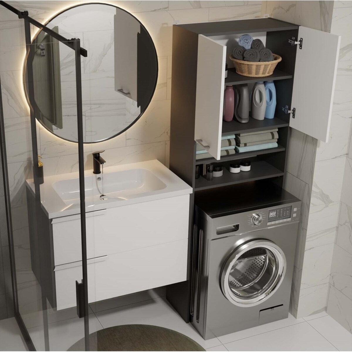 Szafka na pralkę Pola DK ANTBIA