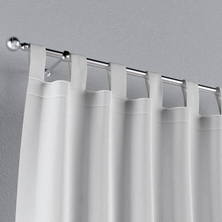Zasłona na szelkach 1 szt. 130x245 białoszary