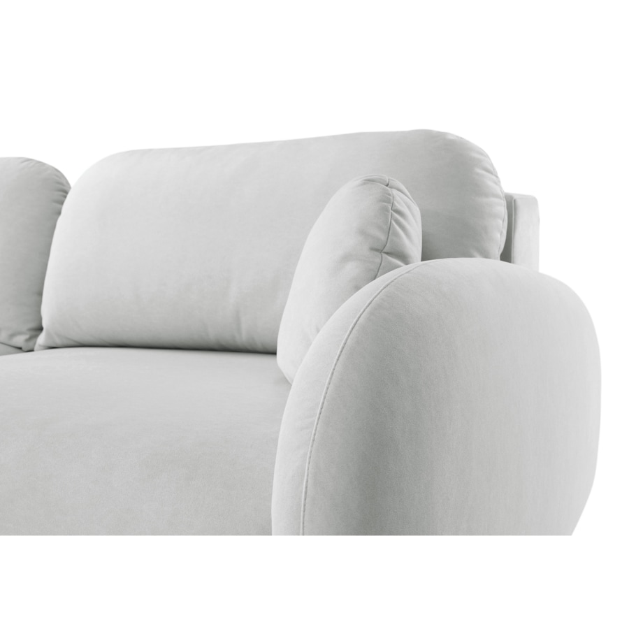 Nowoczesna sofa z funkcją spania SOFTI- SZARY