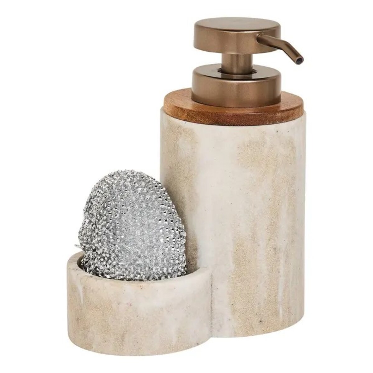 Dozownik z miejscem na gąbkę, 330 ml, Come