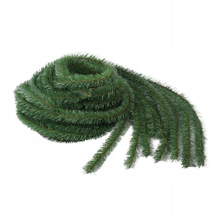 450 cm SZTUCZNA GIRLANDA NA DEKORACJE ZIELONA 20x