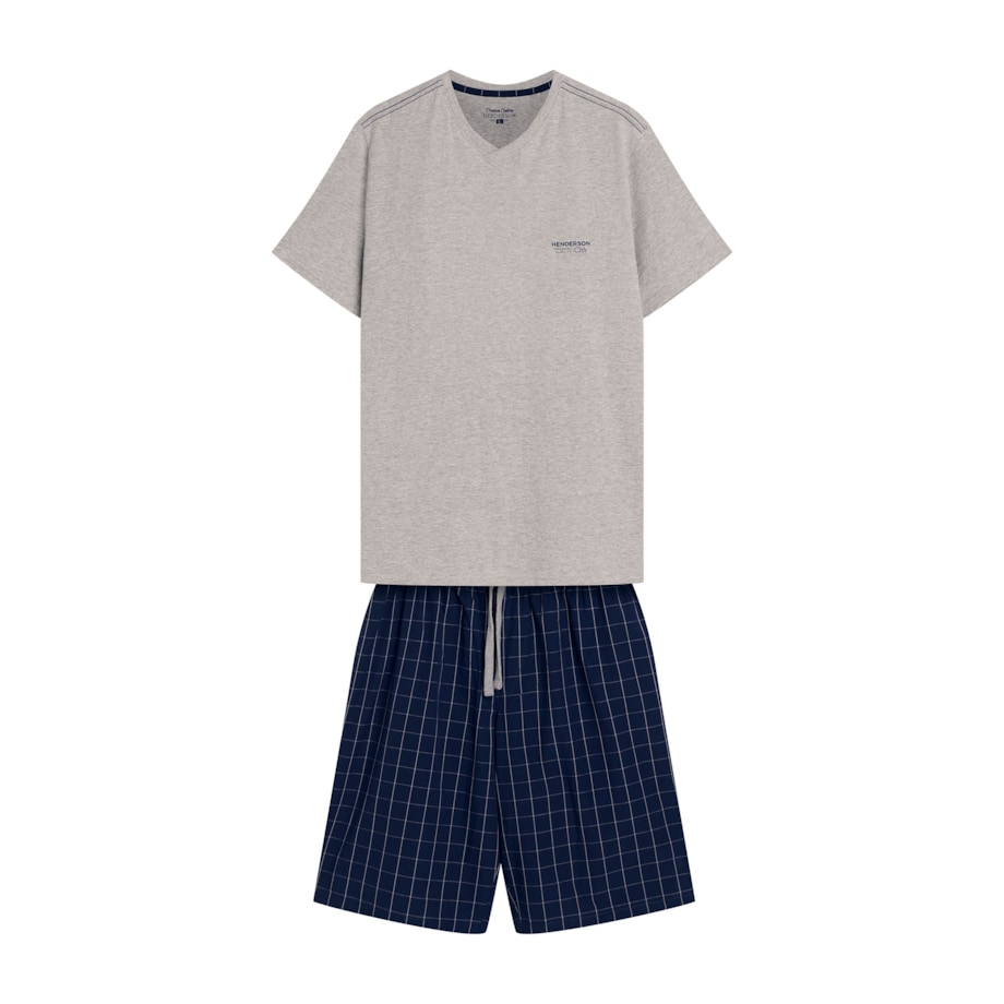 Piżama Dorm 42618-90X Szary, L