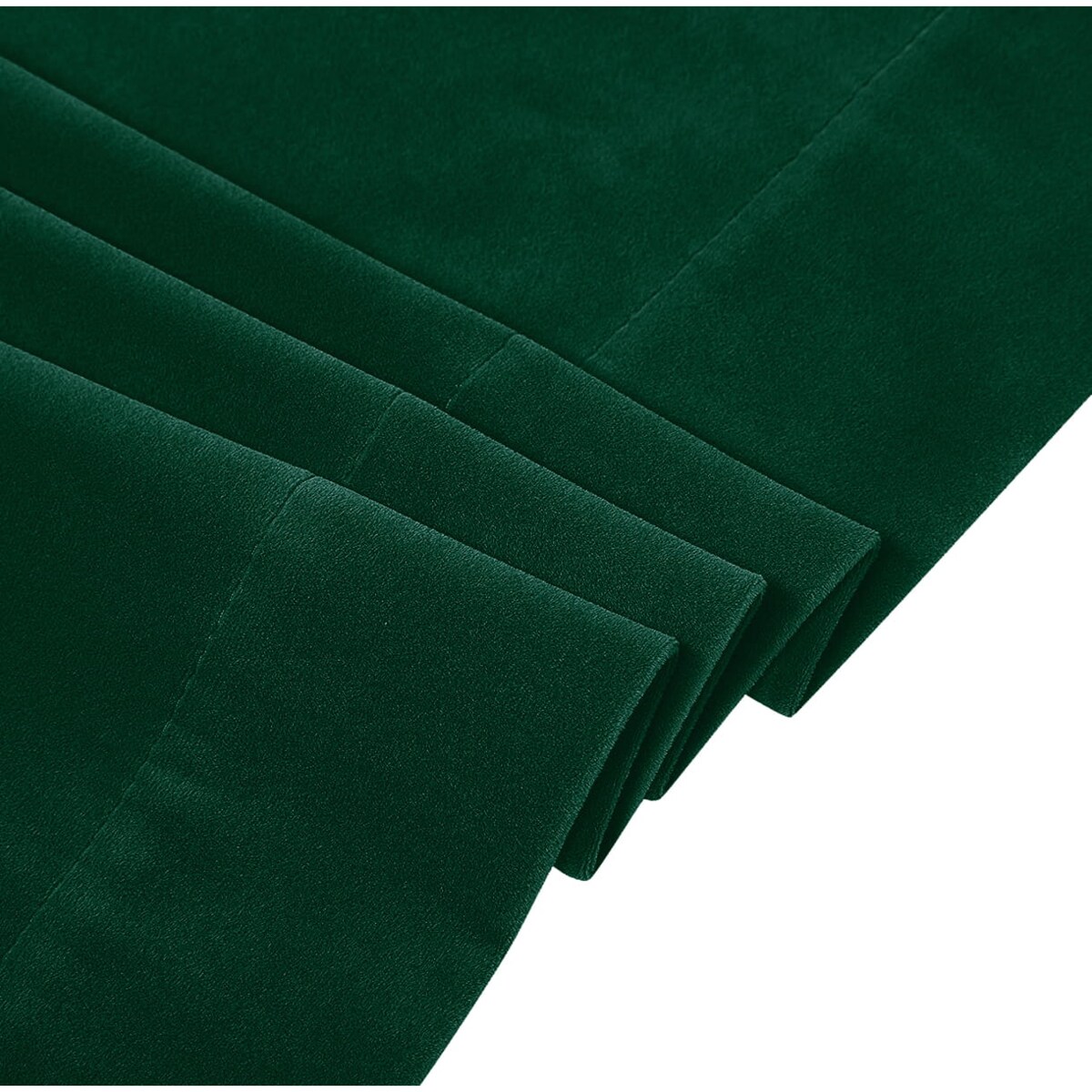 Zasłony gotowe na taśmie welurowe 140x250 butelkowa zieleń