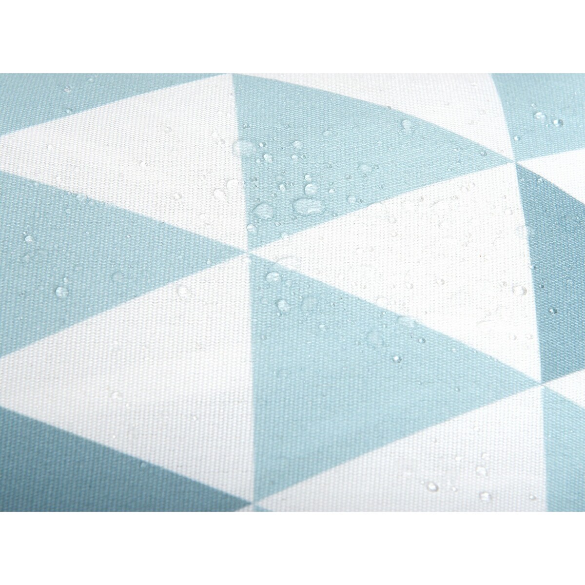 Poduszka ogrodowa TRIFOS Wzór geometryczny 40 x 70 cm Niebieski