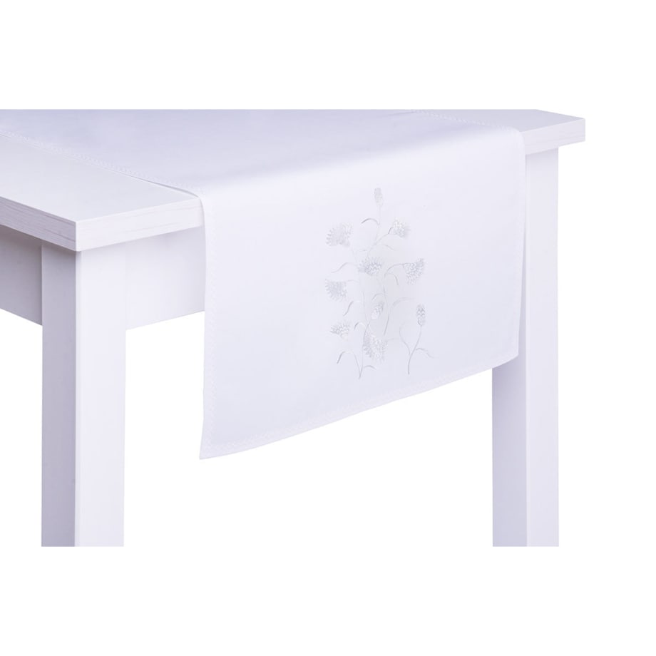 Konsimo ASTERI Bieżnik plamoodporny, biały