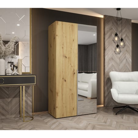 Szafa uchylna otwierana ALICANTE 2 100 wys. 202 cm Artisan + u. Kaszmir