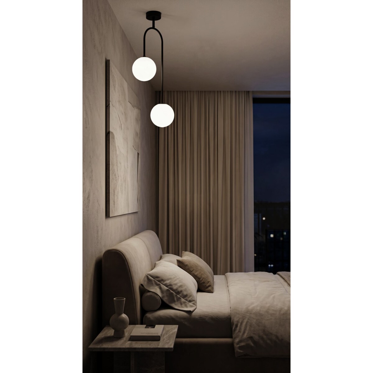 Lampa sufitowa K-5990 z serii SILA