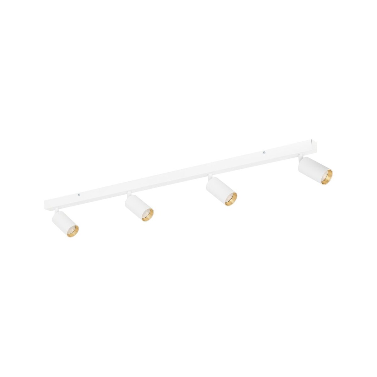 Lampa reflektor spot AMIS WHITE 4 TK Lighting biała złote akcenty 4xGU10 regulowana 127 cm