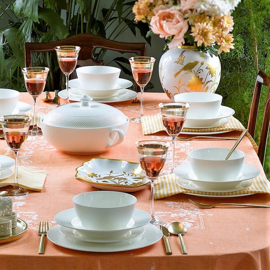 VILLA ITALIA Salaterka porcelanowa 23 cm BARI WHITE