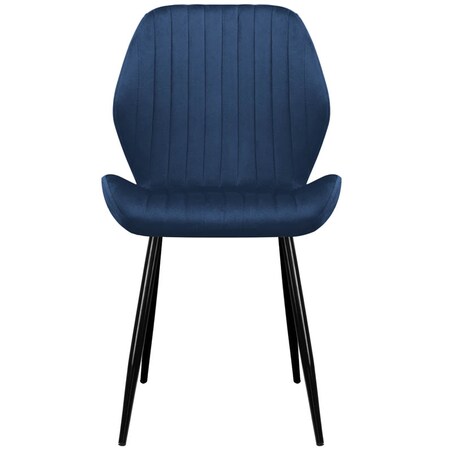 Krzesło tapicerowane welurowe do salonu jadalni nowoczesne