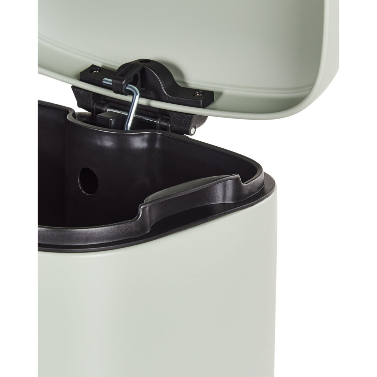 Kosz na śmieci z pedałem 30 L ECOCOLLECT Metal Jasnozielony