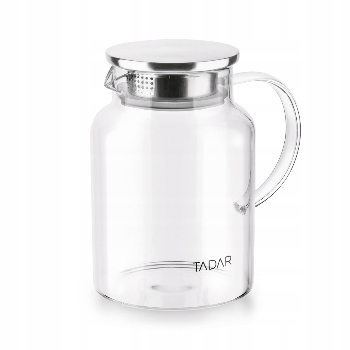 Dzbanek SZKLANY do herbaty borokrzemowy 1,2 L na napoje soki kompot zioła