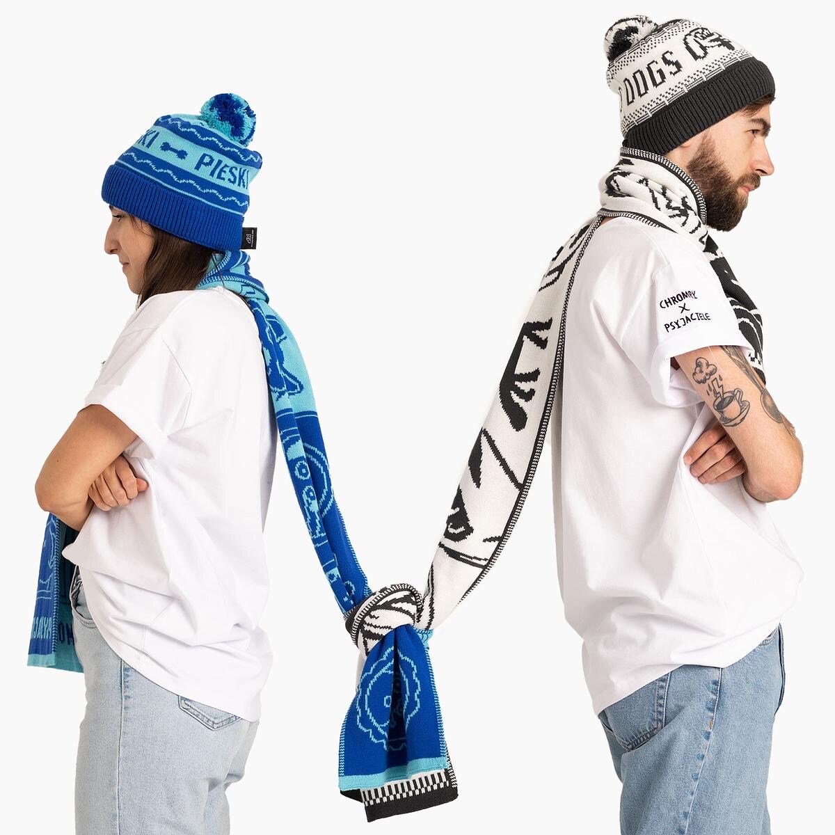 Szalik "Pieski" x Pan tu nie stał