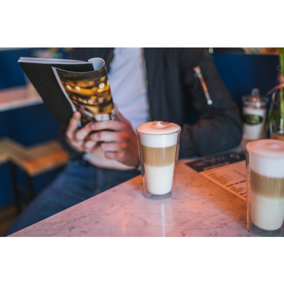 Komplet 2 szklanek do latte 350ml Diva 6490