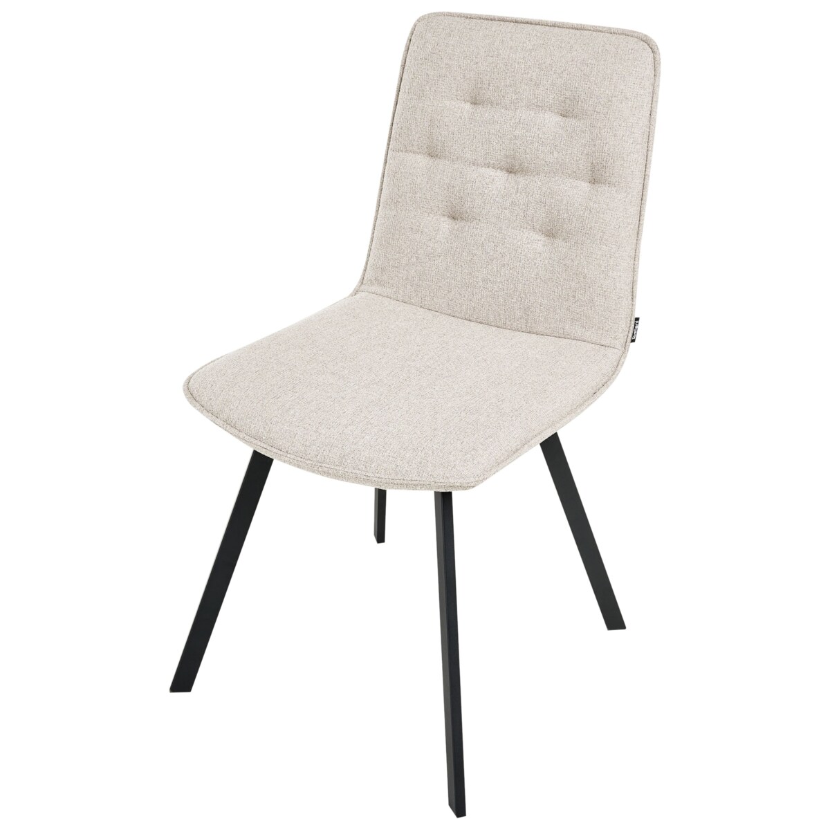 Zestaw 2 krzeseł do jadalni CARVER Beżowy