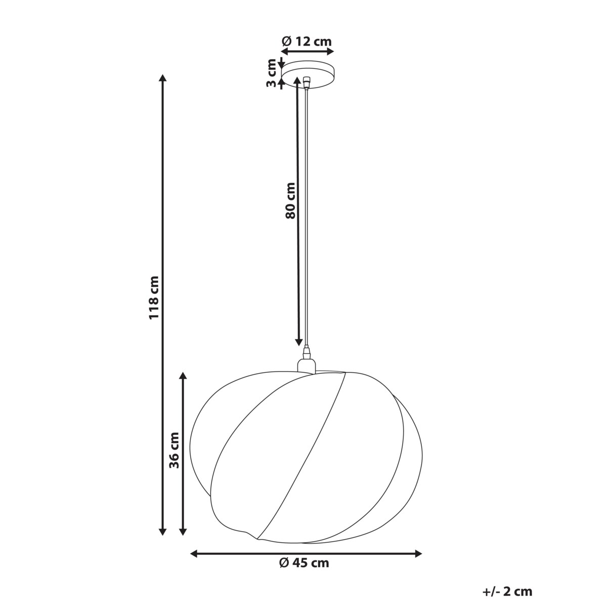 Lampa wisząca MAQUINE Jedwab syntetyczny Biały