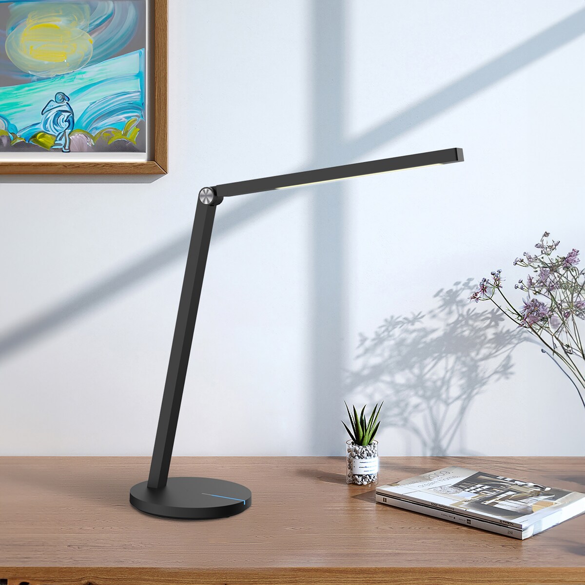 Lampka Biurkowa Led Szkolna Na Biurko Trzy Barwy Do Pracy Dotykowa