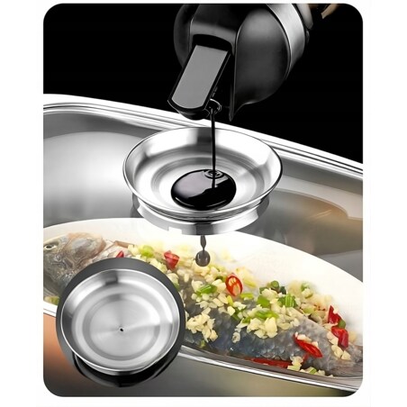 Garnek Granitowy 6.5L Z Pokrywką 28 Cm System Aroma Na Indukcję Gaz
