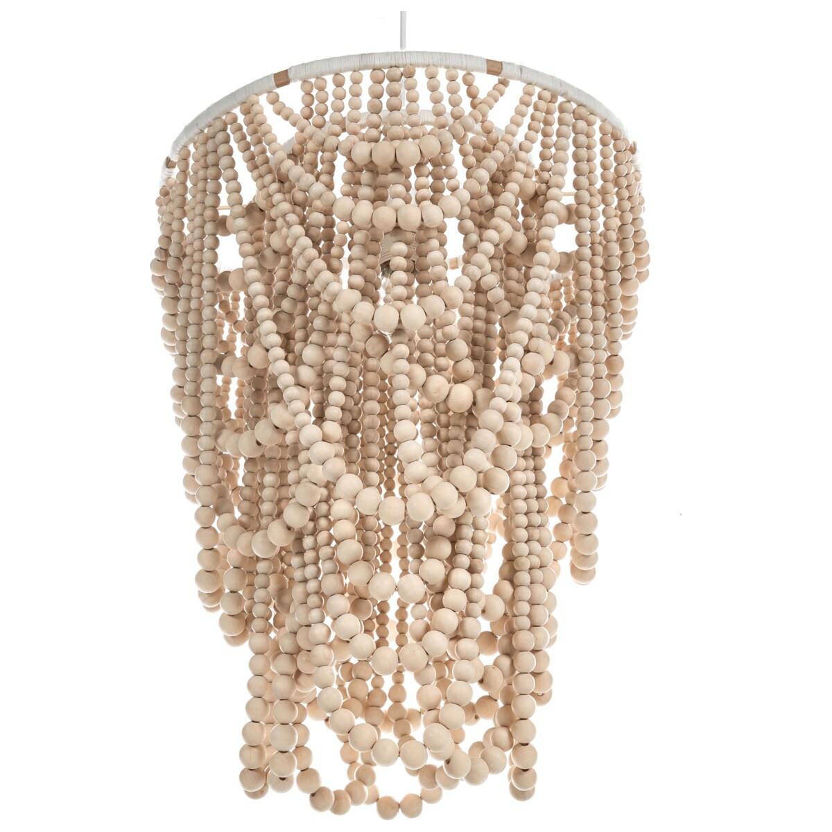 Żyrandol TURABO Drewno Jasnobrązowy