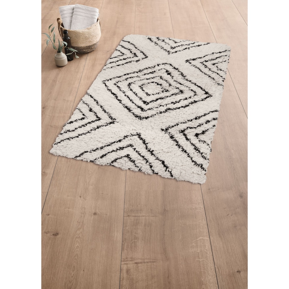 Kleine Wolke Boho Ekologiczny Dywanik łazienkowy beżowy 60x100 cm Eco Care