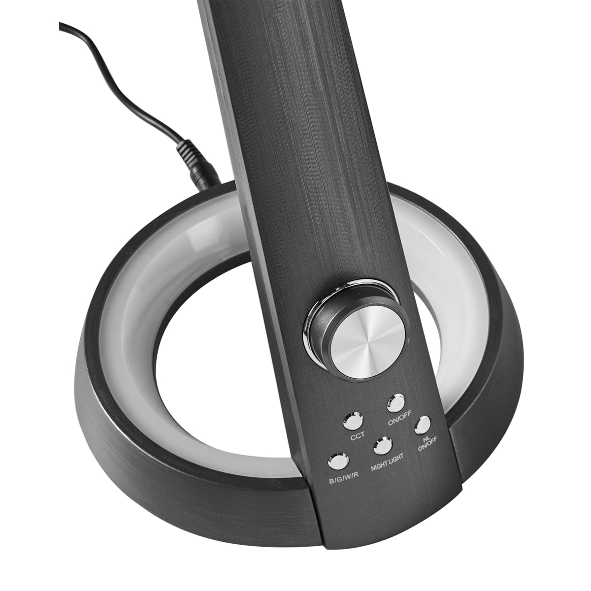 Lampa biurkowa LED CANOPUS Z portem USB Czarny