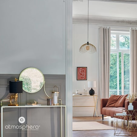 Nowoczesna lampa wisząca CARRIE, złota, Ø 38 cm