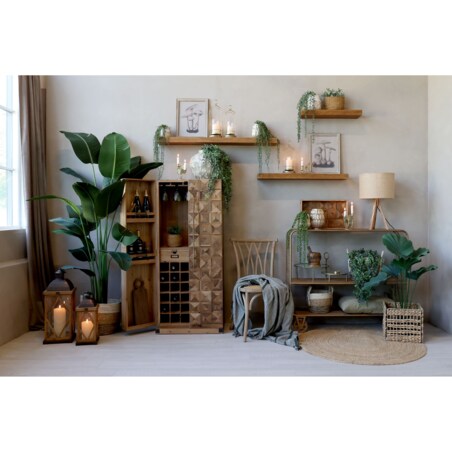 Komoda drewniana, barowa, postarzana 146,5x64,5x45