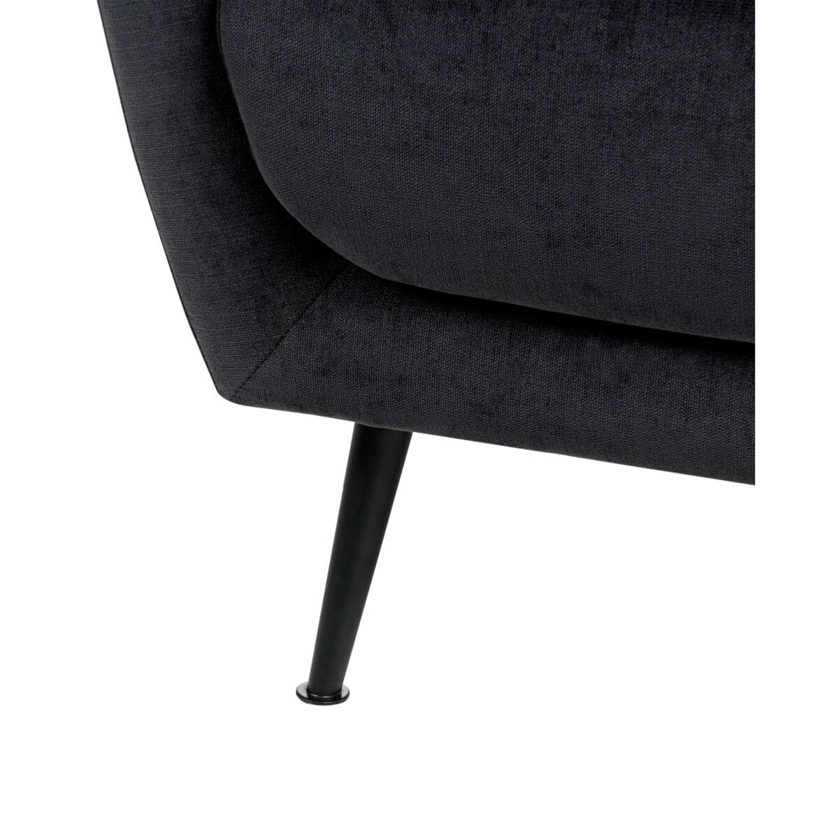 Fotel EIBY Szenil Czarny