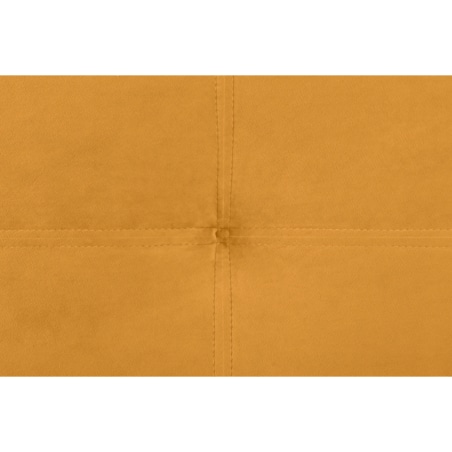 KONSIMO ORIO Rozkładana sofa w kolorze żółtym do salonu