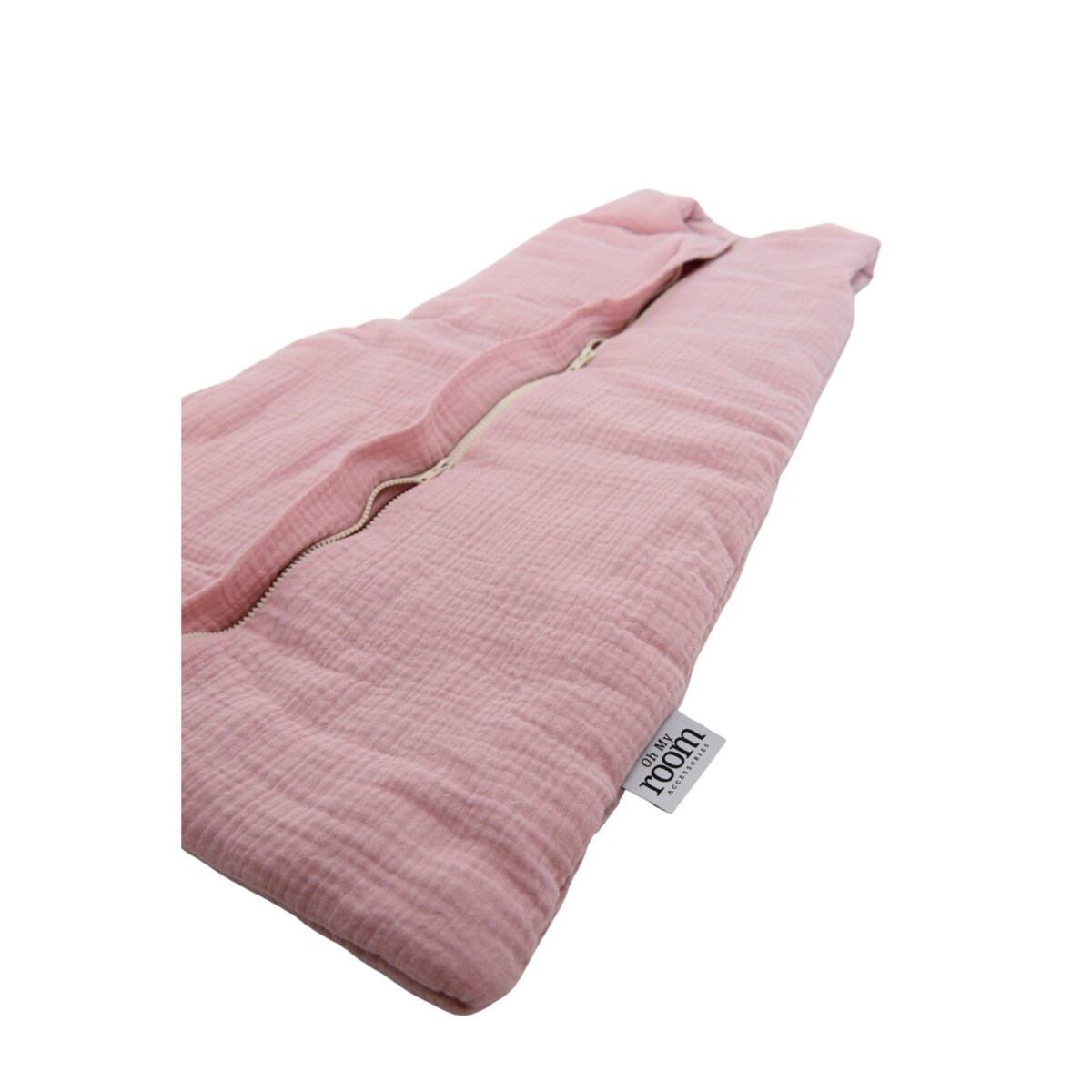 Śpiworek muślinowy do spania - boho róż S (2.5 TOG)