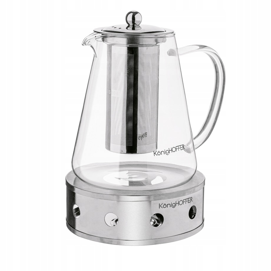 Dzbanek IMBRYK do herbaty z zaparzaczem podgrzewaczem 1,3 l na prezent mama