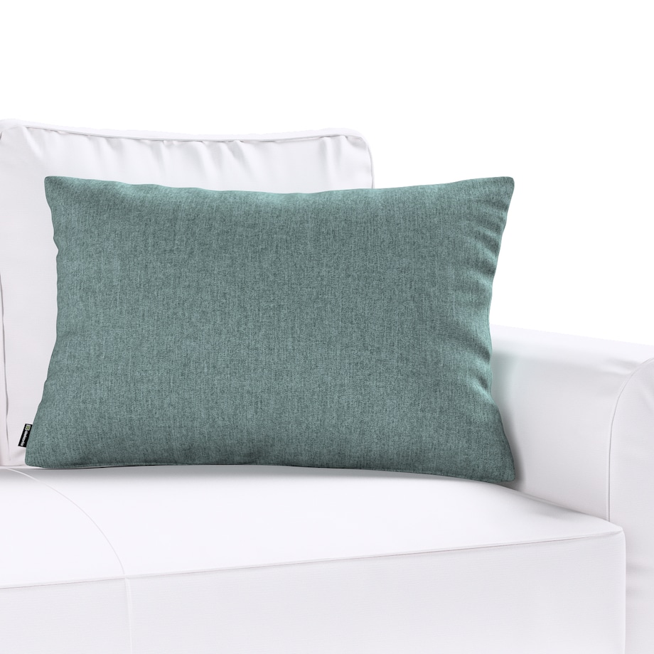 Poszewka Kinga na poduszkę prostokątną 60x40 szary błękit szenil