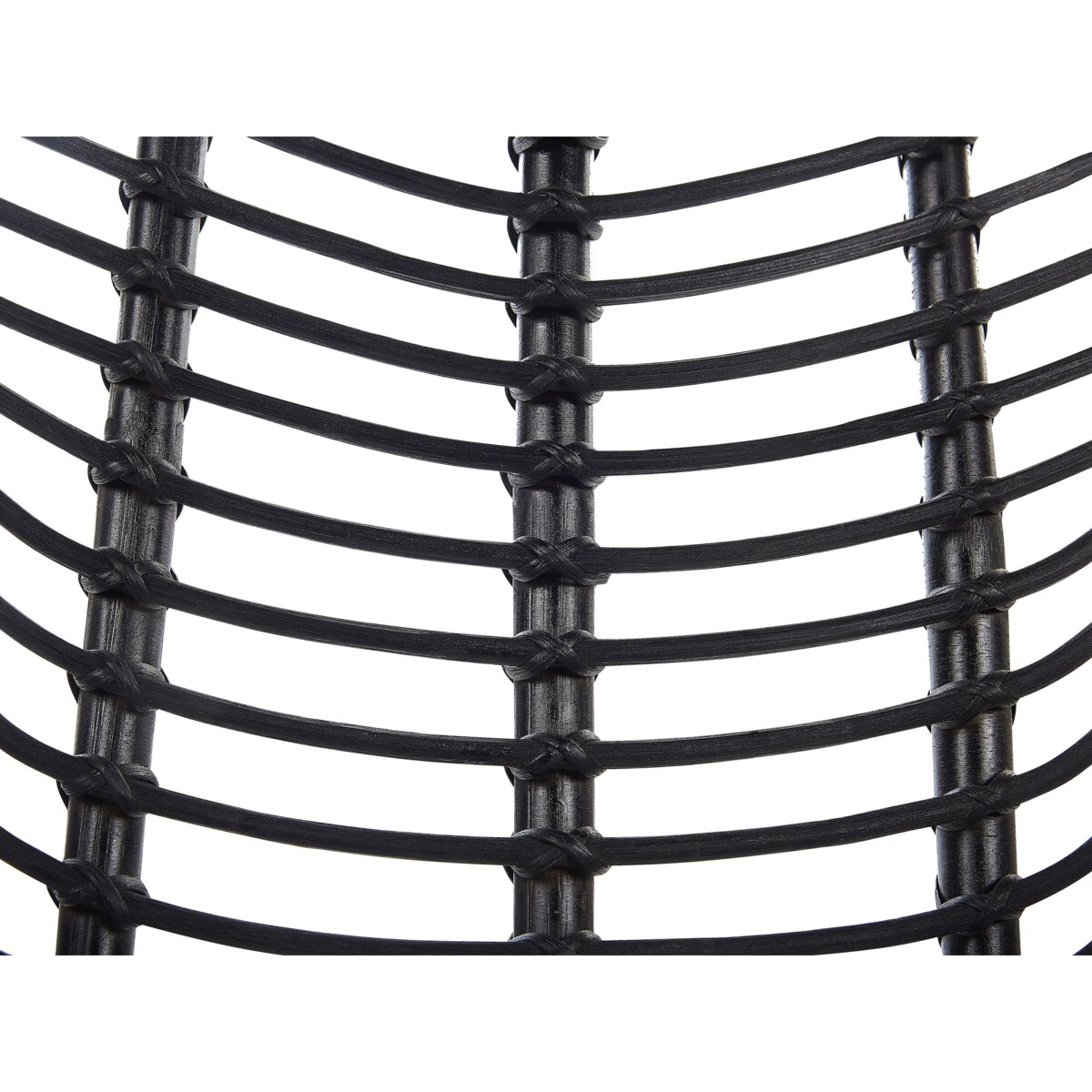 Krzesło rattanowe czarne CANORA