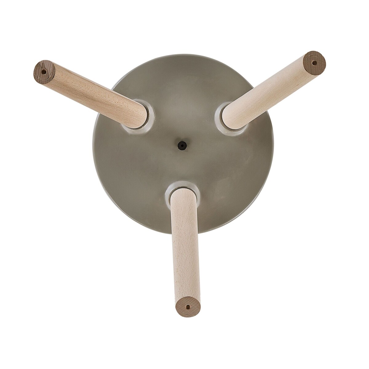 Doniczka na stojaku 41 x 41 x 63 cm beżowoszara ARTA