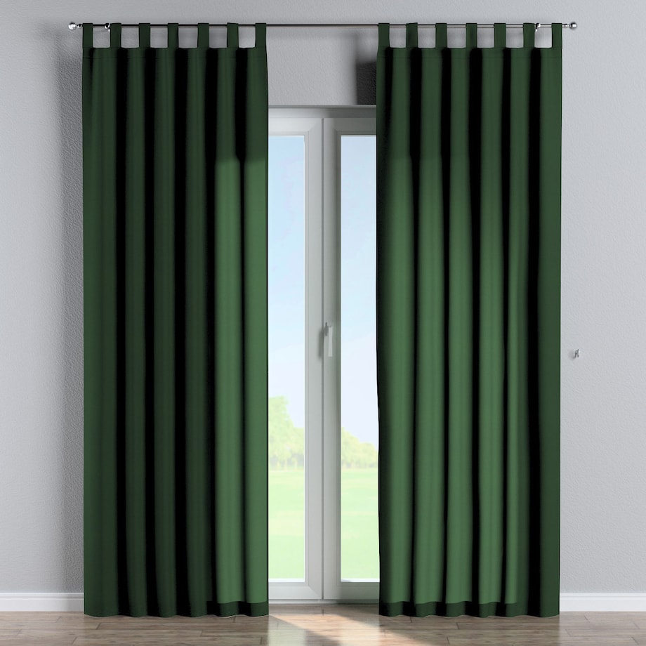 Zasłona na szelkach 1 szt. 130x260 zielony