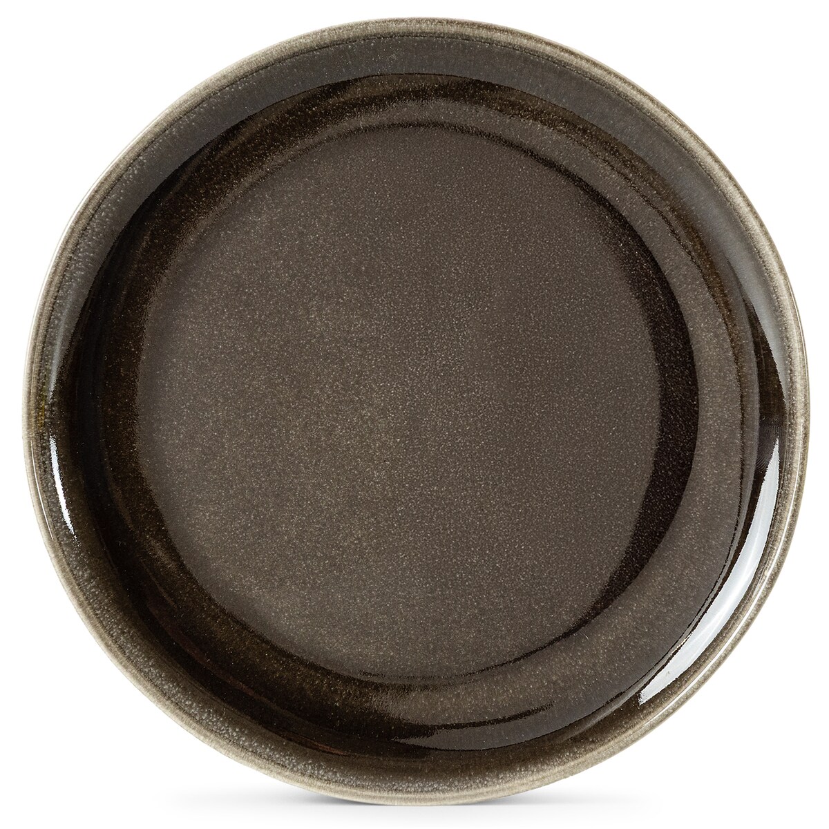 EDA Talerz głęboki 6 szt., brązowy/szary/beżowy