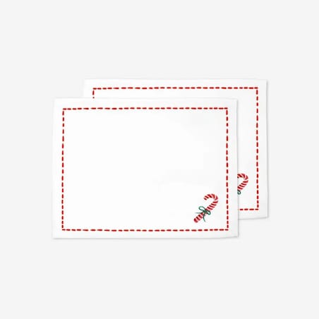 Podkładki świąteczne - Minimalistyczna laska