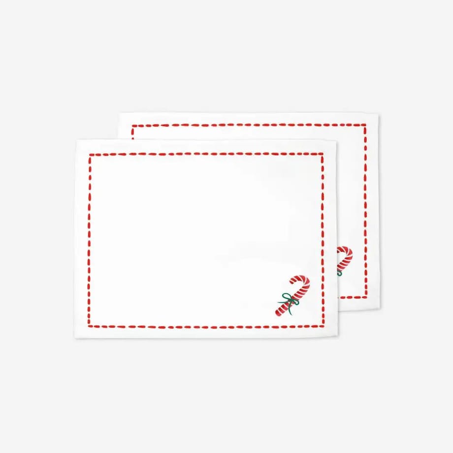 Podkładki świąteczne - Minimalistyczna laska