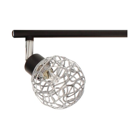 Lampa Sufitowa BRITOP Lighting 4xG9 Max.40W Klasyczna Czerń z Dodatkiem Chromowanych Kloszy, Polski Producent, 1 szt.