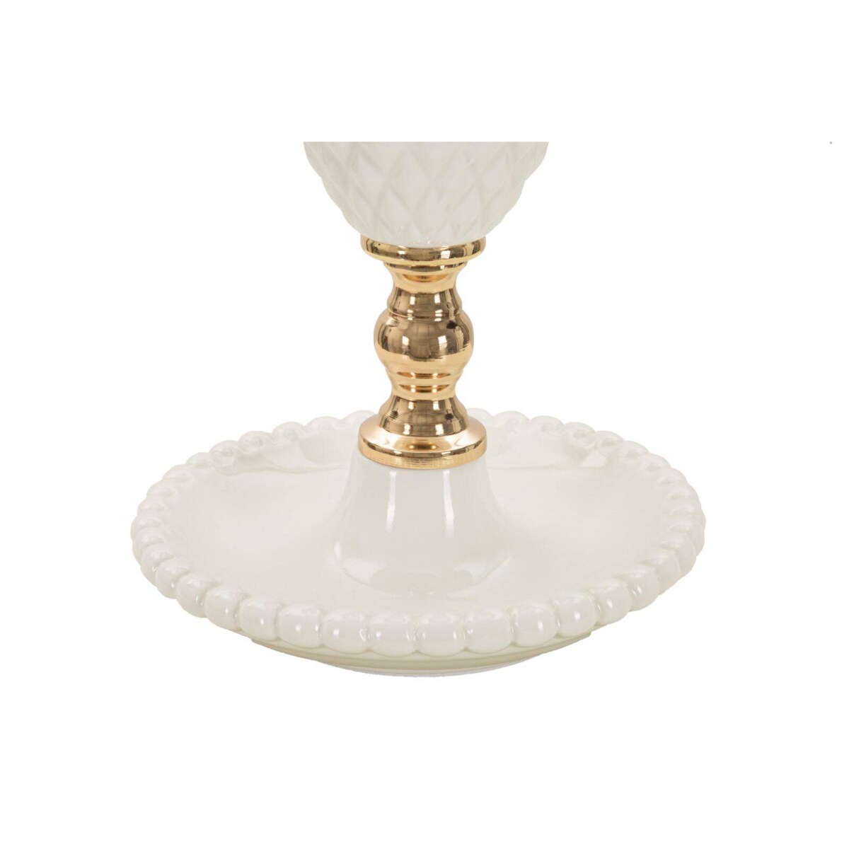 Lampa stołowa z ozdobną bazą TORRE, 57 cm