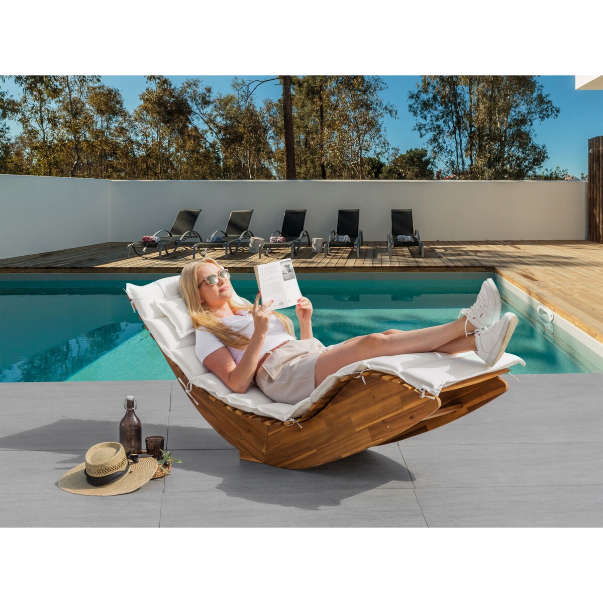 Leżak Złamana biel BRESCIA II