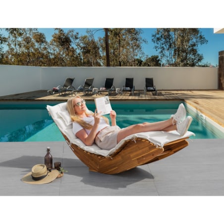 Leżak Złamana biel BRESCIA II