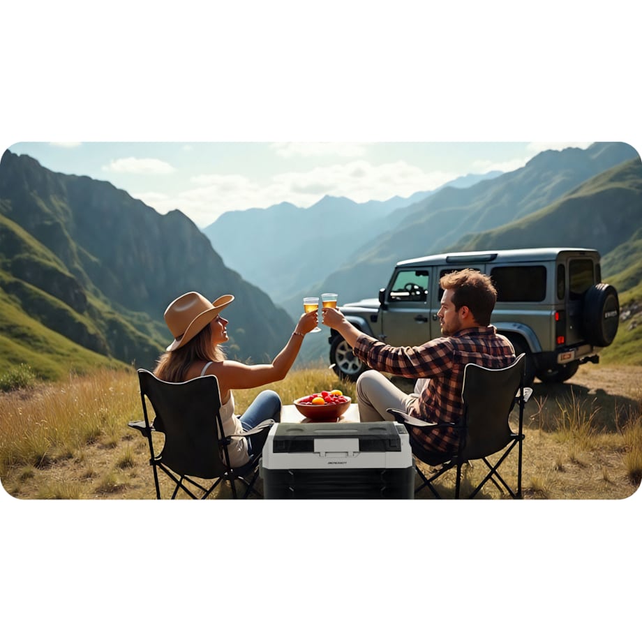 Lodówka turystyczna kompresorowa samochodowa zamrażarka Berdsen 12V 100-240V 40l