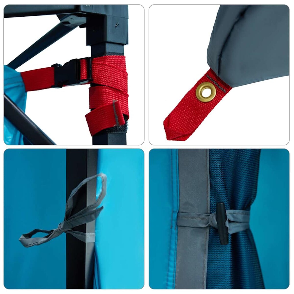 vidaXL Siatkowy namiot wewnętrzny Niebieski 290 x 288 cm