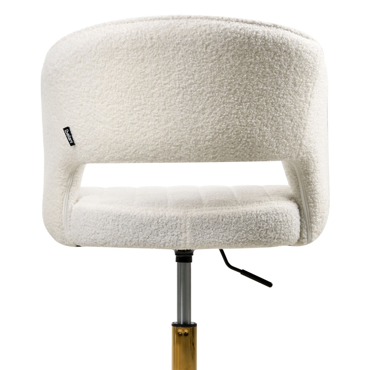 Krzesło obrotowe KATONAH Boucle Złamana biel