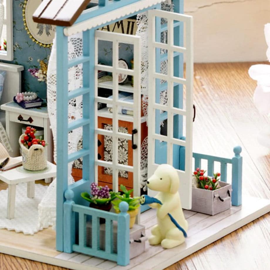 Miniaturowy domek - Leśniczówka w Bieszczadach