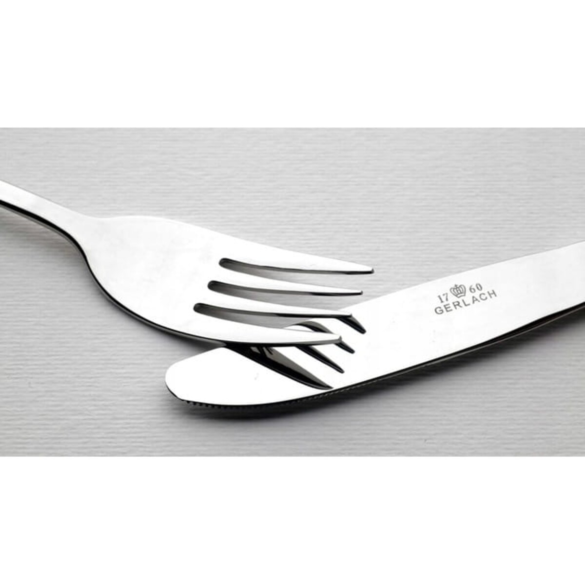 Gerlach Kotki Zestaw 4szt sztućców w pudełku Dla dzieci srebrny połysk