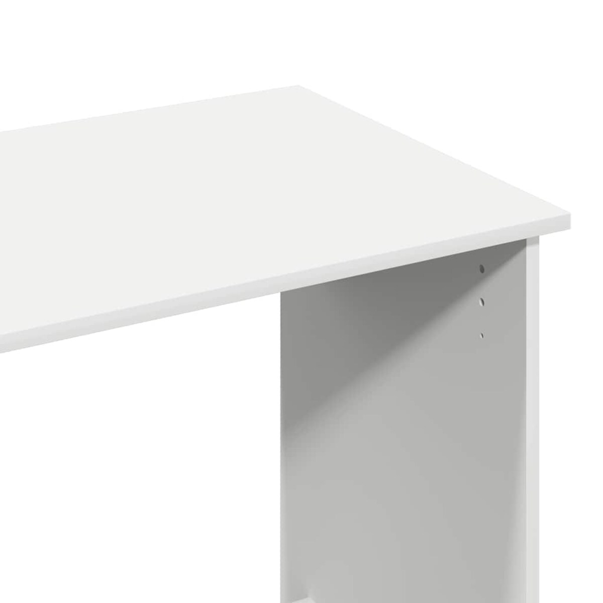 vidaXL Biurko, białe, 80x40x75 cm, materiał drewnopochodny