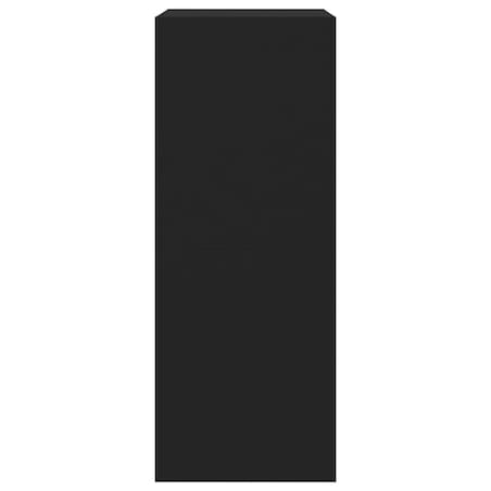 vidaXL Szafka na buty z 2 uchylanymi szufladami, czarna, 80x42x108 cm