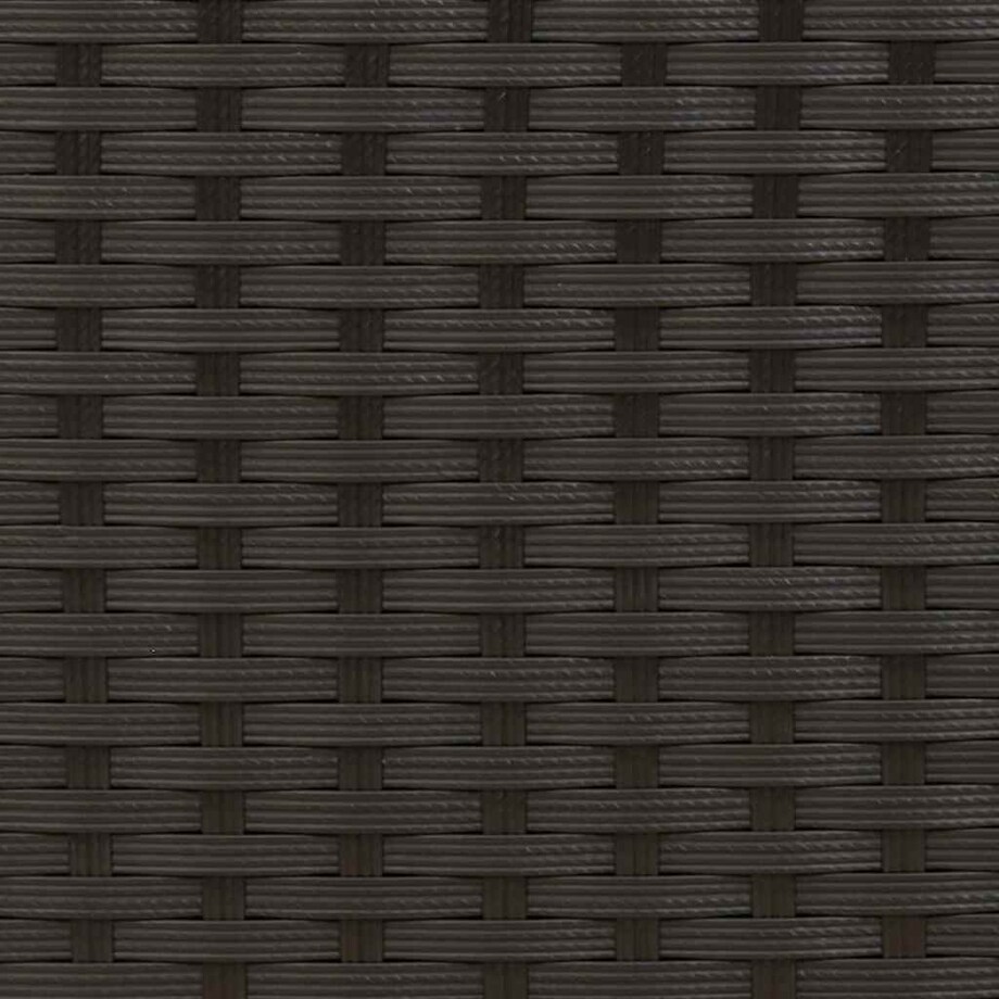 vidaXL Sztaplowane krzesła ogrodowe, 6 szt., polirattan, czarne